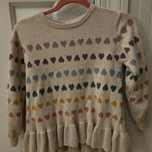 Valentine's heart sweater